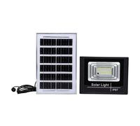 TOPINCN Proiettore Solare a LED IP67 Sensore Automatico Dal Tramonto All'alba Impermeabile con Batteria da 5000 MAh Cavo da per Illuminazione di Sicurezza del Giardino del Garage del