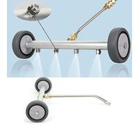 TOPINCN Pulitore per Scopa Ad Acqua Idropulitrice Efficiente per Telaio con Doppia Funzione per la Pulizia Dell'auto Materiale Plastico Tecnico Adatto per Macchine per la Pulizia Ad Alta Pressione