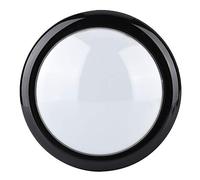 TOPINCN Pulsante Lampada a LED Pulsanti Rotondi Grandi per Videogiochi, Guscio in Cristallo Acrilico per un Utilizzo , DC12V per Appassionati di Giochi, ABS/rosso/3,7*3,7*2,2 Pollici (WHITE)