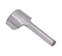 TOPINCN Punzone per Taglierina a Forma di Punzone per estremità di Cintura in Acciaio per Utensili con Bordo Incisivo per Lavori Manuali Artigianali in Pelle, Facile da Usare per gli Appassionati