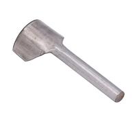 TOPINCN Punzone per Taglierina a Forma di Punzone per estremità di Cintura in Acciaio per Utensili con Bordo Incisivo per Lavori Manuali Artigianali in Pelle, Facile da Usare per gli Appassionati