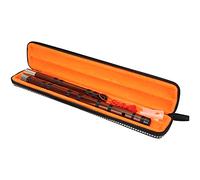 TOPINCN Raffinato Kit di Montaggio per Flauto di bambù Amaro Essiccato, Finitura Lucida, Poesie Cinesi, Regalo per Principianti, Appassionati di Strumenti a Fiato