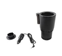 TOPINCN Raffreddatore per Scaldabicchieri per Auto 2 in 1, Portabicchieri per Auto Intelligente Portabicchieri per Raffreddamento e Riscaldamento per Auto Portabicchieri per Auto Pratico (Nero)