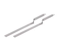 TOPINCN Raschietto per in Acciaio Inossidabile, Strumento per Apicoltura Resistente Alla Ruggine per L'estrazione del, con Bordo Inclinato per un Taglio Preciso del Pettine, Confezione