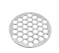 TOPINCN Ravioli Maker Efficiente Pressa per Gnocchi in Alluminio per Pasta Frolla 9,7 Pollici Argento 1 unità