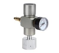 TOPINCN Regolatore di Gas Manometro Cinghia di Decompressione Regolatore Tr21.4 Mini Adattatore per Regolatore di Gas Co2 Adattatore per Irrigazione in Miniatura da 3/8 Pollici