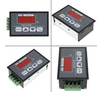 TOPINCN Regolatore di velocità del Motore 6-60 V CC con Pannello Display Digitale Controllo della velocità PWM per un Funzionamento Regolare Regolatore del Motore per Officina e Garage