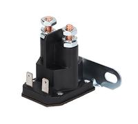 TOPINCN Relè di Avviamento Solenoide Alluminio ABS Rame DC 12V per 725 04439B AM138068 con Borchie da 1/4 Pollici Resistente all'Acqua e alla Polvere