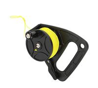 TOPINCN Roll Ad Angolo di Immersione Lungo Rotolo a Scomparsa e Retrattile con Tappo del Pollice Ideale per Lo Snorkeling sotto Gli Sport Acquatici (Ruota Nera)