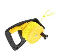 TOPINCN Roll Ad Angolo di Immersione Lungo Rotolo a Scomparsa e Retrattile con Tappo del Pollice Ideale per Lo Snorkeling sotto Gli Sport Acquatici (Ruota Gialla)