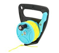 TOPINCN Roll Ad Angolo di Immersione Lungo Rotolo a Scomparsa e Retrattile con Tappo del Pollice Ideale per Lo Snorkeling sotto Gli Sport Acquatici (Ruota Celeste)