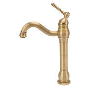 TOPINCN Rubinetto per Lavabo in Ottone, Leva Singola, Rubinetto per Lavabo da Bagno con Tubi per Acqua Calda Fredda, Guarnizioni per Tubi di Collegamento, Borsa per Uso Domestico