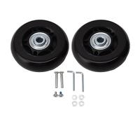 TOPINCN Ruote di Sostituzione della Valigia da 2 Pcs, Ruote a Trata Girevole in Gomma con Kit di Riparazione dei Cuscinetti, Ruote di Riparazione di Sostituzione della Valigia (70x24mm /