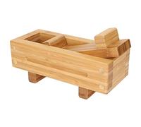 TOPINCN Scatola per Stampi per Sushi in Legno, Kit di Stampi per Pressa per Sushi in bambù Durevole per Casalinga, Perfetta per gli Amanti del, 1 unità
