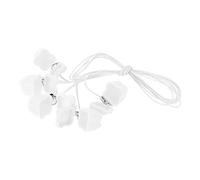 TOPINCN Scatola Portaoggetti per Denti Latte, Durevole e Colorato, Organizer per Denti per Bambini, per Collana Collezione di Latte, 5 Pezzi (WHITE)