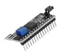 TOPINCN Scheda Adattatore LCD con Interfaccia I2C con Retroilluminazione, Soluzione Display 1602 per Progetti di Casa Intelligente