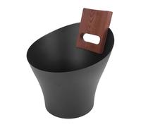 TOPINCN Secchio e Mestolo per Sauna in Alluminio da 5 Litri con Manico in Legno Set di per Acqua Sauna per Spa Domestica, Campeggio Termale All'aperto