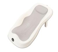 TOPINCN Sedile per Bagnetto, Supporto per Bagnetto, Vasca da Bagno per Neonati Antiscivolo con Termometro, Seggiolino per Vasca da Bagno Sicuro, Lettino Pieghevole per Risciacquo Pulito