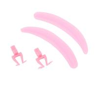 TOPINCN Separatore per Extension Ciglia Assistente Efficiente per L'isolamento delle Ciglia per Tecnici Professionisti Ausilio per Innesto di Riutilizzabile in Silicone per più Spesse (Rosa rossa)