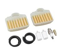TOPINCN Servizio Filtro Aria Kit Filtro Carburante e Candele, Kit Filtro Aria Motosega Set Professionale per Motoseghe 362 365 371 372 372XP