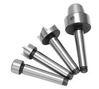 TOPINCN Set Centro Sperone per Tornio per Legno, Utensile per Tornitura del Legno MT1/MT2 per Supporto di Tornitura Regolare, Sia per Tornio per la Lavorazione dei Metalli (MT1)