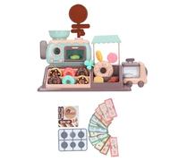 TOPINCN Set da Gioco Donut Store, Giocattolo per Giochi di Ruolo con Musica Sonora Leggera, Include Forno, Ciambelle, Caramelle, Supporto per Soldi, Giochi di Ruolo, attività di