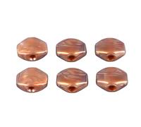 TOPINCN Set di 6 Cappucci per Accordatura per Chitarra con Bellissimo Design per la Sostituzione della Maniglia della Paletta della Macchina per Chitarra (Caffè)