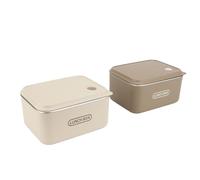 TOPINCN Set di Contenitori per il Pranzo da 2 Pezzi da 600 Ml, Box Isolato in Acciaio Inossidabile 304 con Cucchiaio per Bacchette e Borsa Termica, Barattolo per Alimenti a Prova di