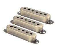 TOPINCN Set di Coperture Pickup Durevoli in Ottone per Chitarra Elettrica ST SQ, Installazione Facile, 3 Pezzi 48mm/50mm/52mm Accessori per Strumenti Musicali per Chitarristi (Bronzo)