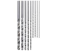 TOPINCN Set di Punte Elicoidali HSS da 9 Pezzi Extra Lunghe per Forature Versatili in Plastica, Legno, PVC, 150 Mm 200 Mm