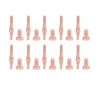 TOPINCN Set di Punte per Ugelli per Elettrodi per Cannelli da Taglio Al Set in Ottone Resistente 60A per SL60 SL100 Efficienza di Taglio 10 Pezzi Ciascuno