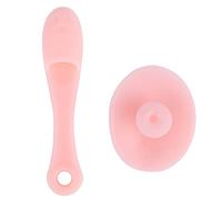 TOPINCN Set di Spazzole per la Pulizia del Viso in Silicone Strumento per Massaggio Esfoliante Delicato per Pelli Normali Sensibili 2 Pezzi