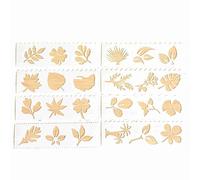 TOPINCN Set di Stencil da Disegno Multifunzionali per Bambini Creativi, 8 Fogli di Modelli in PP per Scrapbooking, Creazione di Cartoline e Artigianato Fai-da-te, Dimensioni 7,2" X 2," (Giardino)
