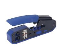 TOPINCN Set di Strumenti di Crimpatura RJ45 Spelafili Compatti Ed Efficienti per Reti Cat5 Cat5e Cat6 100 Pezzi