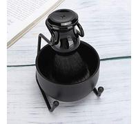 TOPINCN Set di Strumenti Professionali per la Rasatura della Barba Uomo, Supporto Durevole e Ciotola per Schiuma Crema, Adatto a Tutte le età, Lega di Ferro, Acciaio Inossidabile, Plastica, Nylon