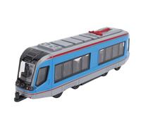 TOPINCN Set di Treni Elettrici per Bambini, Treno a Trazione a Doppia estremità in Lega Modello D'azione Set di Treni Giocattolo per Ragazze, Treni Motorizzati Giocattolo Giocattolo (BLUE)