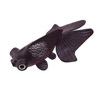 TOPINCN Silicone Artificiale ad Alta Simulazione di Pesce realistica Galleggiante Serbatoio di Pesci d'acquario Ornamento Decorazione con Linea di Ventosa (Brown Goldfish)