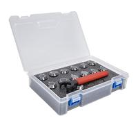 TOPINCN SKER2013PC03 13 Pezzi Macchina per Incidere CNC Fresatrice Tornio Strumento Rubinetto Mandrino Set Kit Pinza in Acciaio Ad Alta velocità per Lavori di Precisione