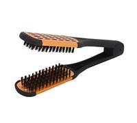 TOPINCN Spazzola per Capelli con Morsetto Spazzola Piatta Bifacciale con elasticità Morbida per lo Styling dei Capelli Materiale ABS