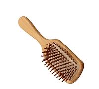 TOPINCN Spazzola per Capelli Districante in bambù Comodo Pettine Massaggio per Lisciare i Capelli per il Salone Phyllostachys Pubescens Gomma 8,1 X 2,5 Pollici