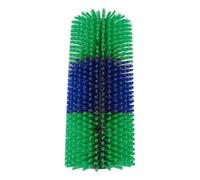 TOPINCN Spazzola per Graffiare il Bestiame, Grattatore per Mucche da 17,1 Pollici per Alleviare il Prurito Alla Schiena e Spazzola per Toelettatura per Bovini, Pecore, Cervi, Design in (GREEN)