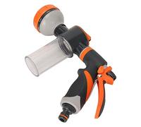 TOPINCN Spruzzatore di Schiuma per Irrigazione da Giardino Spruzzatore D'acqua Ad Alta Pressione con 8 modalità e Dispenser di Sapone per Giardinaggio Domestico Produzione Agricola (Grilletto