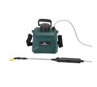 TOPINCN Spruzzatore Elettrico da Giardino, Spruzzatore Elettrico da Giardino con capacità di 5 Litri con velocità Regolabile, Impugnatura Ricaricabile, Bacchetta Retrattile (GREEN)