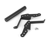 TOPINCN Staffa Porta Telefono GPS per Moto Adatta per V-Strom DL1000 2014-2019, Supporto per Parabrezza Resistente per la Navigazione, Colore Nero in Metallo Adatto per Motociclisti