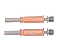 TOPINCN Stampante 3D Resistente Al Calore Heatbreak Interamente in Metallo Heatbreak per 3, Bimetallico, Interno Liscio, 2 Pezzi