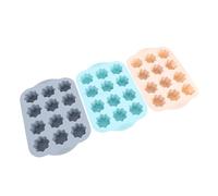 TOPINCN Stampi in Silicone per canelé, 12 cavità, Set da 3, Teglia