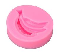 TOPINCN Stampo da Forno in Silicone, Cornice di Fondente di Caramelle a Banana, Stampo a Forma di Frutta Flessibile, Forniture per Decorazioni per Torta Fai -da -te, Modello di