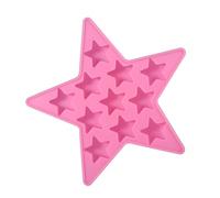 TOPINCN Stampo per di Ghiaccio, Creatore di Ghiaccio in Silicone a Forma di Stella a Forma di Stella Cubetti di Ghiaccio Cocktail Cocktail Vassoio di Ghiaccio Gelido Strumenti per la (PINK)