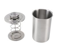 TOPINCN Stampo per Pressa per Carne, Fornello per Pressa per Carne in Acciaio Inossidabile con Termometro da, Strumento da Multiuso per Preparare Sano Prosciutto Fatto in Casa