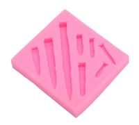 TOPINCN Stampo per Proiettili, Stampo per Decorazioni per Torte Al Cioccolato in Silicone Alimentare per la Produzione di Sapone Fondente, con Design Simpatico Giocattolo per Ragazzi,